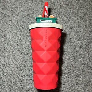 Starbucks ss pineapple red tumbler